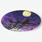 Raven,Moon,Sun,Stars，ハロウィーン，死の日 ペーパープレート (アングル)