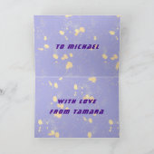 Raven, Moon, Sun, Stars, Anniversary Card カード (内部)