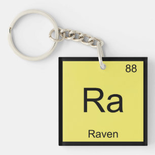 Raven Name化学要素周期表 キーホルダー