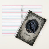 Raven Notebook – Gothic Dark Academia Gift ノートブック (内側)