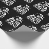 Raven Occult Medieval Plague Doctor ラッピングペーパー (角)