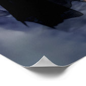 Raven of the Night Poster/Canvas Print ポスター (角)