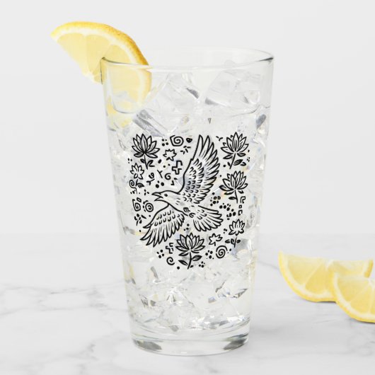 Raven of Transformation タンブラーグラス (アイス正面)