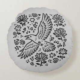 Raven of Transformation ラウンドクッション