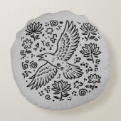 Raven of Transformation ラウンドクッション (裏面)