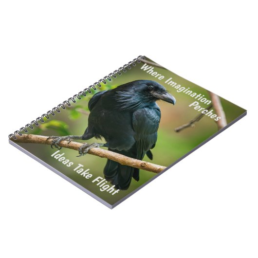 Raven on a Tree Branch ノートブック (左側)