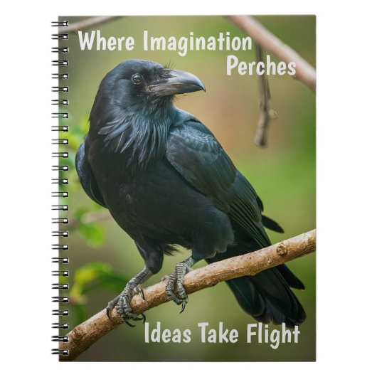 Raven on a Tree Branch ノートブック (正面)