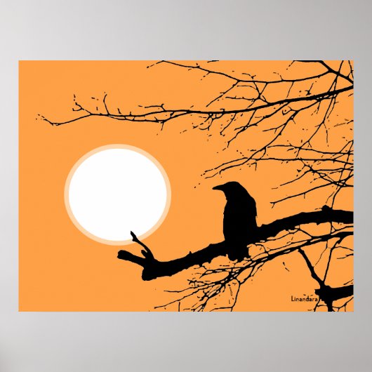 Raven on the Tree Sun ポスター (正面)