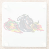 Raven relax Autumn ガラスコースター (裏面)