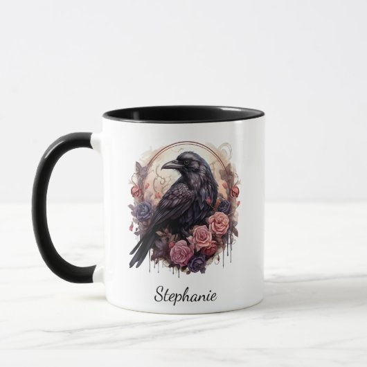 Raven & Rose Dark Academia Drinkware マグカップ (左)