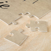 Raven & Roses – Gothic Floral Gift for Her ジグソーパズル (側面)