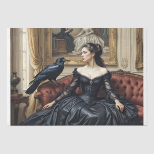 Raven’s Guest Decoupage 薄葉紙 (正面)