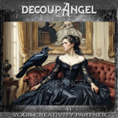 Raven’s Guest Decoupage 薄葉紙