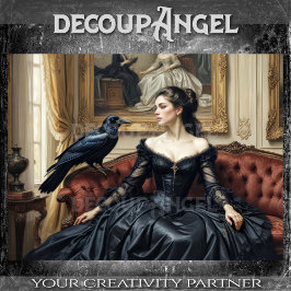 Raven’s Guest Decoupage 薄葉紙