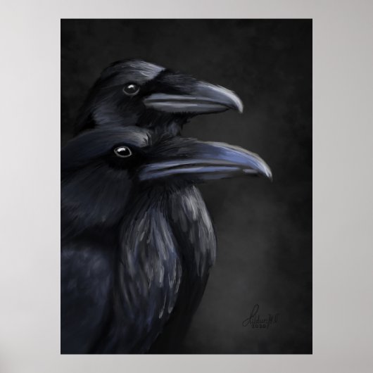 Raven Shadows:ノワールの神秘的なデュオ ポスター (正面)