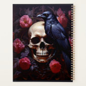 Raven Skull and Roses プランナー手帳 (裏面)