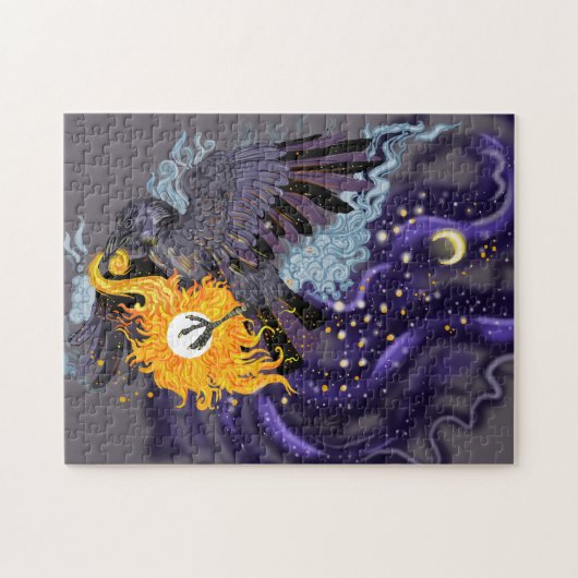 Raven Sky Folklore ジグソーパズル (横)