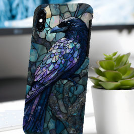 Raven Stained Glass Style (Faux) Case iPhone Cover 16 Proケース