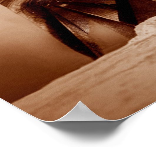 Raven surreal collage  poster ポスター (角)