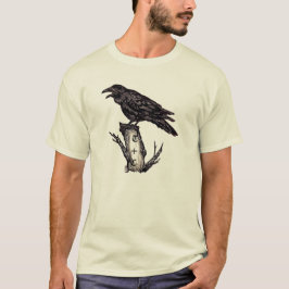Raven Tシャパーソナライズされたツ、印象的なオリジナルアート Tシャツ