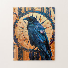 Raven Totem – Mystic Art Deco Symbol ジグソーパズル