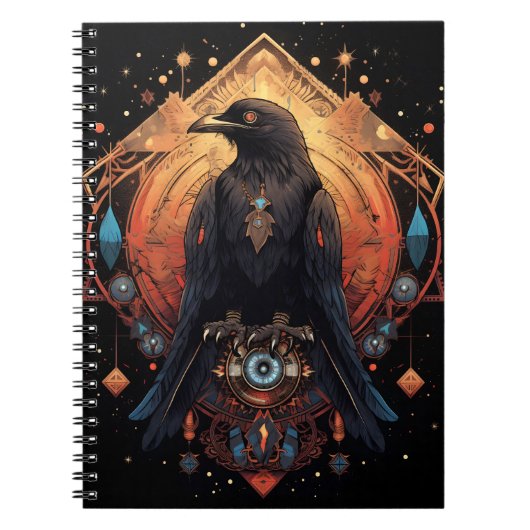 Raven Totem、Spirit Crow Notebook ノートブック (正面)