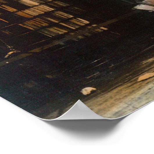 Raven TotempoleWrangellのビュー, AK ポスター (角)