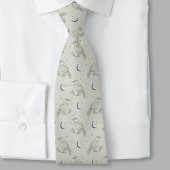 Raven Whimsigoth Necktie - Minimalist Goth ネクタイ