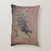 Raven Wind Accent Pillow アクセントクッション (裏面(縦))