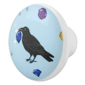 Raven with jewel door pull セラミックノブ (右)