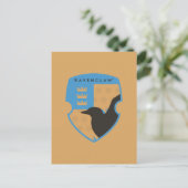 RAVENCLAW市松模様に™王冠クレスト インビテーションポストカード (スタンド正面)