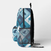 RAVENCLAW™タータンチェック格子模様 プリントバックパック (右)