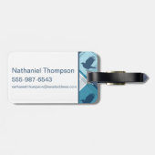 RAVENCLAW™タータンチェック格子模様 ラゲッジタグ (裏面横)