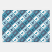 RAVENCLAW™タータンチェック格子模様 ラッピングペーパーシート (正面2)