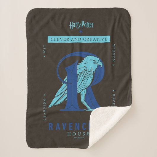 RAVENCLAW™ハウスクラシーとクリエイティブ シェルパブランケット (正面)