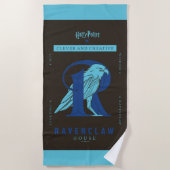 RAVENCLAW™ハウスクラシーとクリエイティブ ビーチタオル (正面)