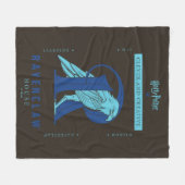 RAVENCLAW™ハウスクラシーとクリエイティブ フリースブランケット (正面(横))