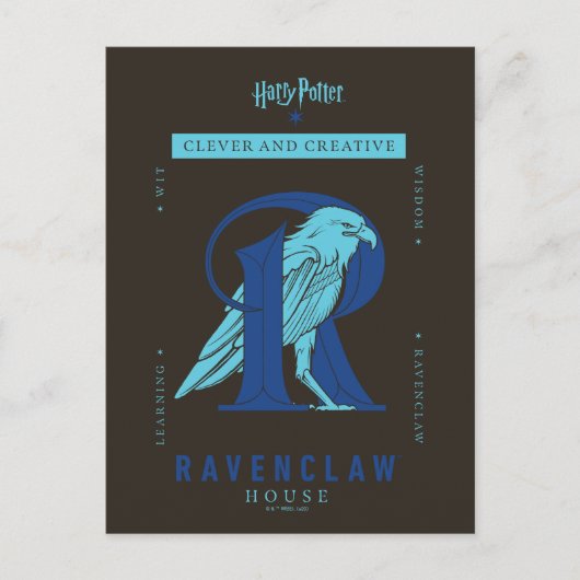 RAVENCLAW™ハウスクラシーとクリエイティブ ポストカード (正面)
