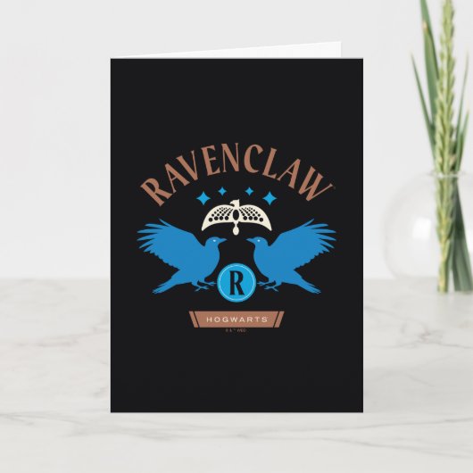 RAVENCLAW™ハウスダブルイーグルダイアデムグラフィック カード (正面)