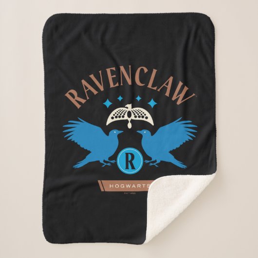 RAVENCLAW™ハウスダブルイーグルダイアデムグラフィック シェルパブランケット (正面)