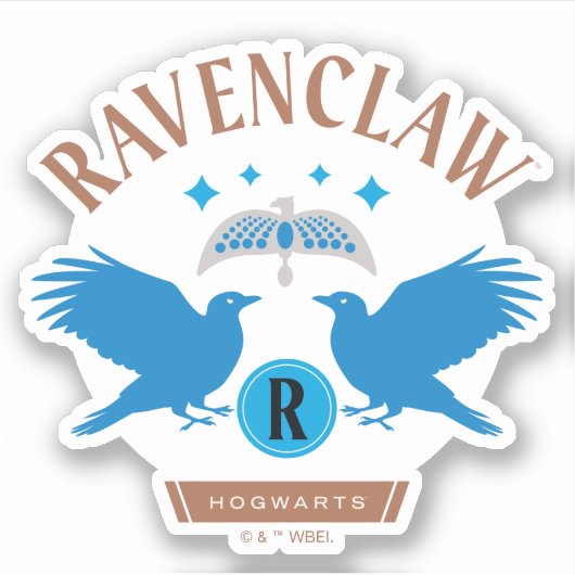 RAVENCLAW™ハウスダブルイーグルダイアデムグラフィック シール (正面)