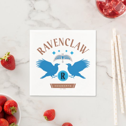 RAVENCLAW™ハウスダブルイーグルダイアデムグラフィック スタンダードカクテルナプキン (インサイチュ)