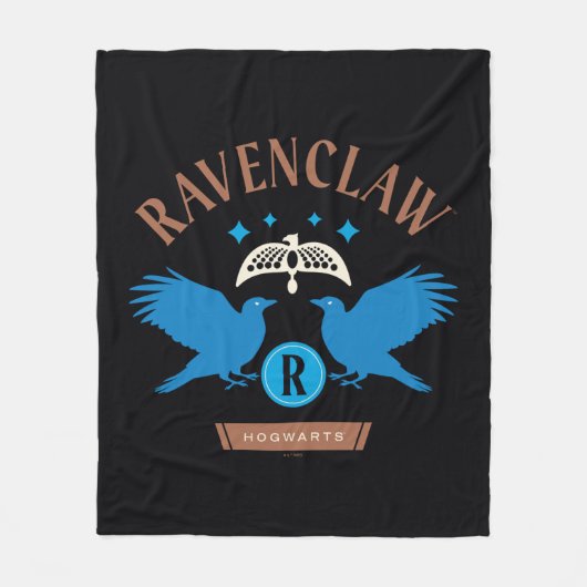 RAVENCLAW™ハウスダブルイーグルダイアデムグラフィック フリースブランケット (正面)