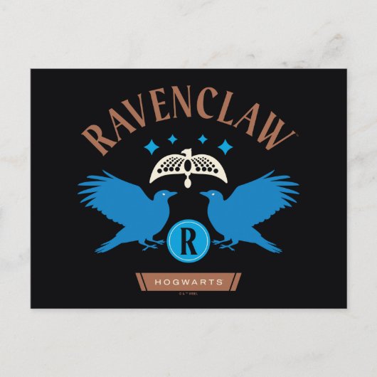 RAVENCLAW™ハウスダブルイーグルダイアデムグラフィック ポストカード (正面)