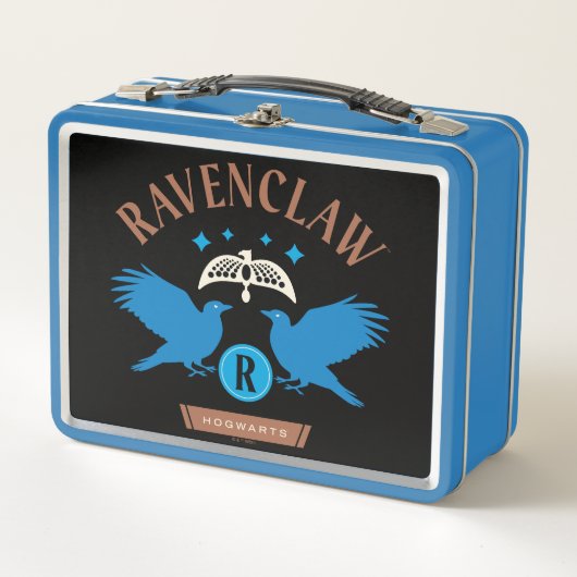 RAVENCLAW™ハウスダブルイーグルダイアデムグラフィック メタルランチボックス (正面)