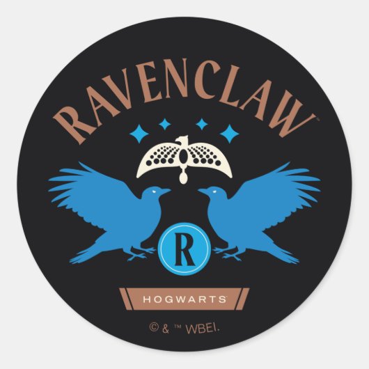RAVENCLAW™ハウスダブルイーグルダイアデムグラフィック ラウンドシール (正面)
