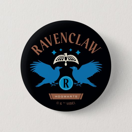 RAVENCLAW™ハウスダブルイーグルダイアデムグラフィック 缶バッジ (正面)