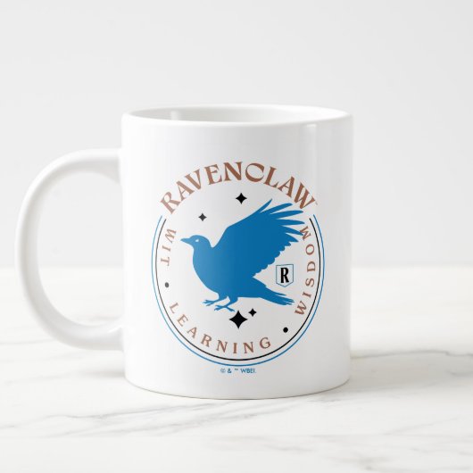 RAVENCLAW™ブルーイーグルハウスプライドバッジ ジャンボコーヒーマグカップ (左)