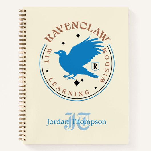 RAVENCLAW™ブルーイーグルハウスプライドバッジ ノートブック (正面)