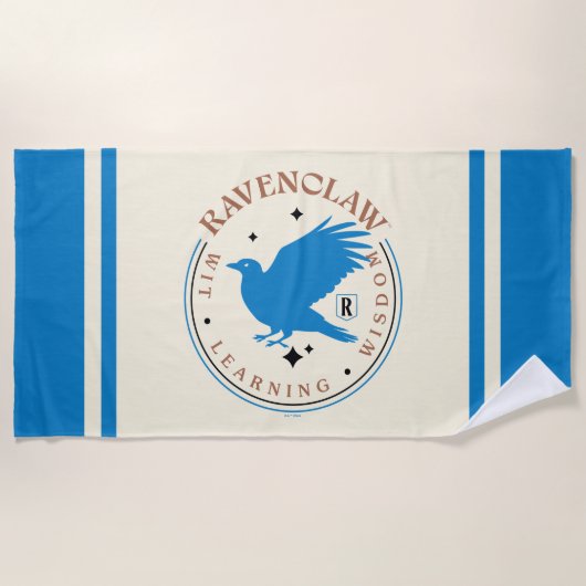 RAVENCLAW™ブルーイーグルハウスプライドバッジ ビーチタオル (正面)